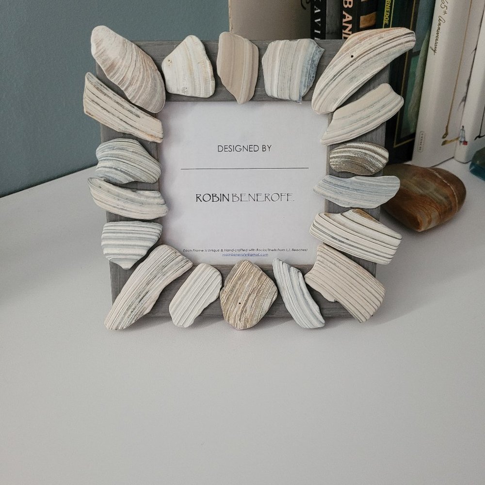 Picture Frame - Unique Hand-Crafted with Cool Shells - Picture 6 of 7